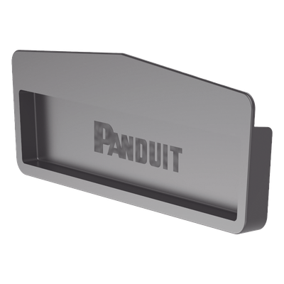 PANDUIT FREC12X4LBL - Tapa Final para Canaleta / 12x4 / Instalación a Presión / Radio de Curvatura 50.8 mm / 1.67x0.08x11.38 ft / Negro | SIERRA STORE
