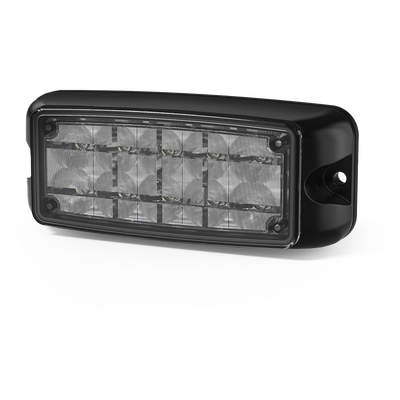 Luz LED de Advertencia / 10 LED de Alta Intensidad / Rojo/Azul / Montaje Superficial / 12-24 VDC / SAE Clase I / IP Resistente al Agua | SIERRA STORE
