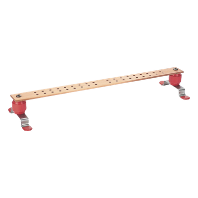 PANDUIT GB2A18I - Pletina de Conexión a Tierra / Cobre / 24" Largo (2 pies) / 2" Ancho / 1/4" Grosor / Telecomunicaciones y Centro de | SIERRA STORE