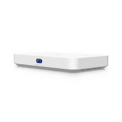 UCG Fiber Cloud Gateway de 10G de Escritorio con Switch Integrado de 4 Puertos 2.5 GbE y 1 Puerto 10G SFP+, Compatibilidad...