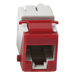 SIEMON U6-K03NS - Jack Keystone / Cat6 UTP / T568A-B / Punch Down 110 / UL94 V-0 / Rojo | SIERRA STORE