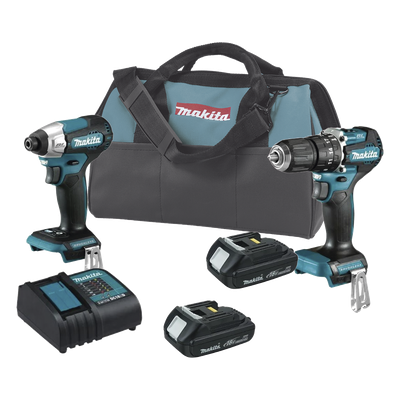 Kit de Rotomartillo Atornillador DHP487Z + Atornillador de Impacto DTD157Z, incluye 2 Baterías BL1815N, 1 Cargador DC18SD y Maleta de | SIERRA STORE
