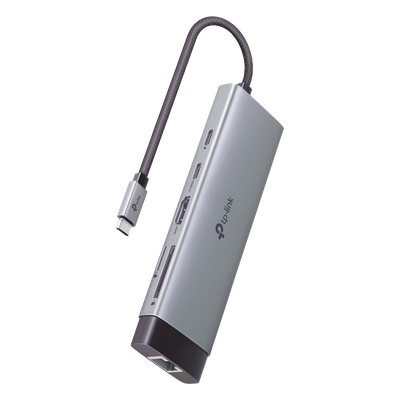 HUB USB-C 9 en 1 / HDMI 4K@60Hz / Ethernet Gigabit / 100W PD / 140.2x43x14.3 mm (0.46x0.14x0.047 ft) | SIERRA STORE