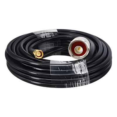 Cable Coaxial / Baja Pérdida / 10 m (32.8 ft) / Impedancia 50 Ω / Operación 5-3000 MHz / Apantallamiento >90 dB / Conectores N y SMA | SIERRA STORE