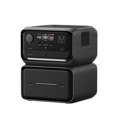 EcoFlow River 3 | Estación de Energía Portátil 858Wh Litio LFP / 2 AC 300 W (Max. 550W) / 1 USB-C 100W / 2 USB -A 12W / Ca...