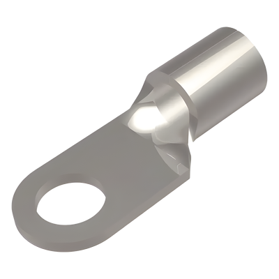 Terminal de Anillo / 6 AWG / Tornillo 5/16" (8 mm) / 600 V / Cobre Estañado / Barril Largo | SIERRA STORE