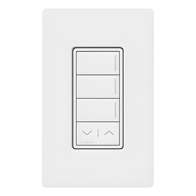 Botonera Híbrida / 3 Botones de Escena / Dimmer Integrado / Subir/Bajar / RadioRA 3 / FASS Frontal | SIERRA STORE