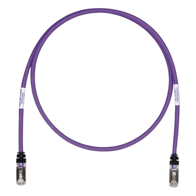 PANDUIT STP6X7VL - Patch Cord / Cat6A / S/FTP / 26 AWG / 2.13 m (7 ft) / LS0H / Violeta | SIERRA STORE