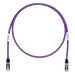 PANDUIT STP6X7VL - Patch Cord / Cat6A / S/FTP / 26 AWG / 2.13 m (7 ft) / LS0H / Violeta | SIERRA STORE