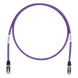 PANDUIT STP6X7VL - Patch Cord / Cat6A / S/FTP / 26 AWG / 2.13 m (7 ft) / LS0H / Violeta | SIERRA STORE