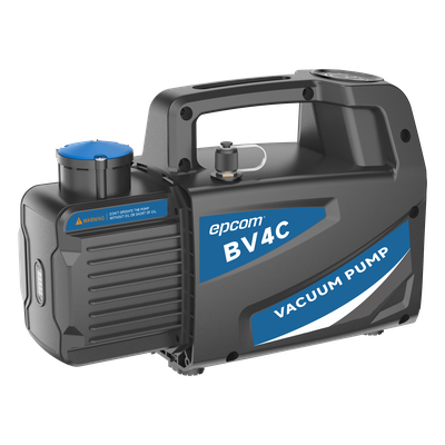 EPCOM BV-4C - Bomba de Vacío / Vacío Final 150 Micrones / Caudal 4 CFM (114 L/min) / Potencia 1/4 HP / Doble Voltaje 110V/230V / | SIERRA STORE