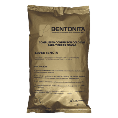 Bentonita Conductora / 20 kg / Densidad 4.23 g/cc / Gel Coloidal / No Tóxica / 44 lb | SIERRA STORE