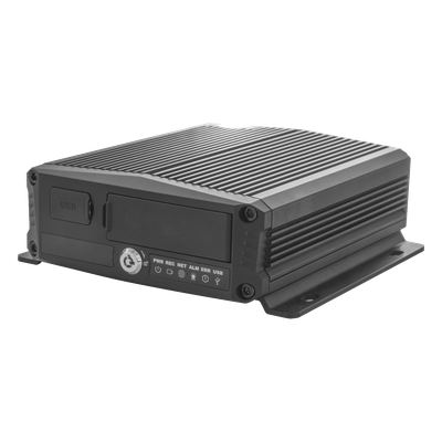 DVR Móvil / 6 Canales / 4 AHD + 2 IP / H.265 / IA Embebida ADAS+DSM / 4G-GPS-Wi-Fi / Almacenamiento 3 TB / SD 1 TB + SSD M.2 2 TB | SIERRA STORE