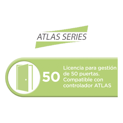 Licencia de control de acceso / 50 puertas / Software embebido vía navegador / Compatible serie Atlas | SIERRA STORE