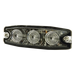 Luz Auxiliar de Advertencia / 3 LED / Ámbar / SAE Clase 1 / Multivoltaje 12~24 VCC / Perfil 6.6 mm (0.26") / Memoria No Volátil | SIERRA STORE