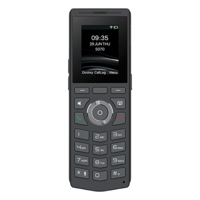 Teléfono IP Wi-Fi Portátil / Pantalla 2.0" 240x320 / Dual Band 2.4/5 GHz / Bluetooth 5.0 / Batería 1900 mAh / Resistencia Caídas 1.8 m | SIERRA STORE