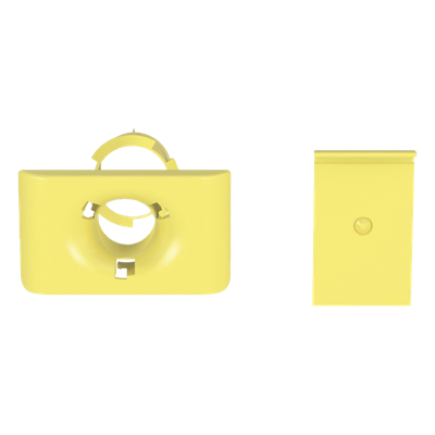 PANDUIT FR1.5IDELYL - Accesorio de Salida a Tubo / 1.5 in (38 mm) / Canaletas 4x4, 6x4, 12x4 / Color Amarillo / PC/ABS / Telcordia | SIERRA STORE