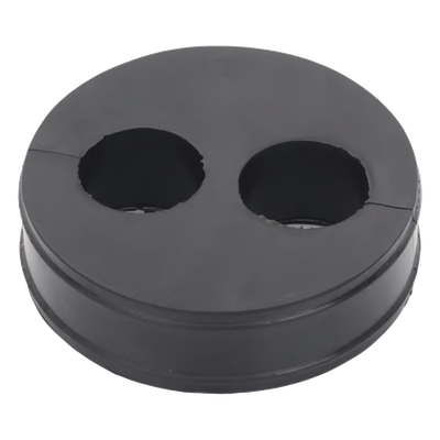 Inserto de Caucho / 2 Orificios 7/8 in / Diámetro Exterior 85 mm (3.34 in) / Grosor 25.4 mm (1 in) / EPDM / Sellado Hermético | SIERRA STORE