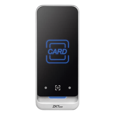 Lector de Código QR y Proximidad / IP65 / Carcasa Metálica / Wiegand 26 Bits / RS485 OSDP / 125 kHz / 16.4 ft | SIERRA STORE