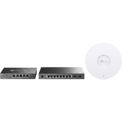 Kit de Iniciación en redes OMADA / 1 Router ER605 / 1 Switch TL-SG2210P(SG2210P) /  Punto de Acceso EAP613 | SIERRA STORE