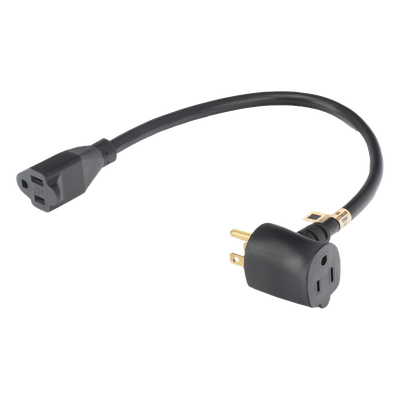 Extensión Eléctrica de Uso Rudo / 2 Salidas NEMA 5-15R / 30 cm / 14 AWG / 1800 W / 15 A | SIERRA STORE