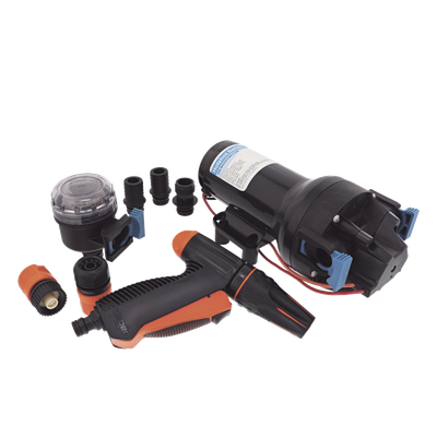 Bomba de Alta Presión / 19 LPM (5 GPM) / 70 PSI / 12 Vcd / Autocebante 2.4 m (7.9 ft) / IPX6 / 5 Cámaras | SIERRA STORE