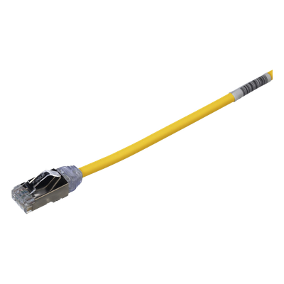 PANDUIT STP28X0.2MYL - Patch Cord Cat6A / 28 AWG / S/FTP Blindado / CM/LS0H / 20 cm (0.66 ft) / Amarillo | SIERRA STORE