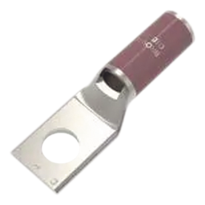 Zapata Terminal de Compresión BURNDY Cañón Corto para Tornillo de 1/4" y Calibre 2 AWG. | SIERRA STORE