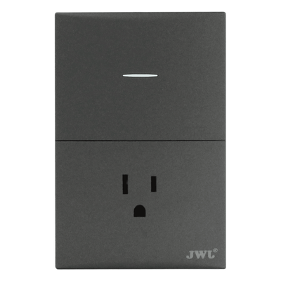 Placa con Interruptor y Toma Corriente / 127 V / 60 Hz / 10-15 A | SIERRA STORE