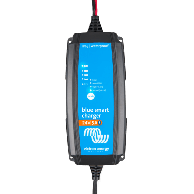 Blue Smart IP65 24/5 / Cargador de Baterías 24V, 5A / Para Ambientes Marinos y Terrestres. /  Para baterías de Plomo y Litio 