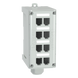 PANDUIT FDME8RG - Panel de Parcheo Modular para Fibra Óptica, de Instalación en Riel DIN Estándar de 35mm, 8 Puertos Mini-Com, Color | SIERRA STORE