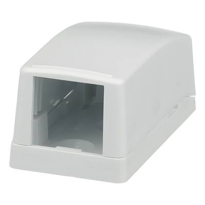 PANDUIT CBX1WH-A - Caja de Montaje en Superficie / 1 Puerto Mini-Com / Bajo Perfil / ABS / 26.3 x 23.2 x 48.1 mm | SIERRA STORE