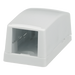 PANDUIT CBX1WH-A - Caja de Montaje en Superficie / 1 Puerto Mini-Com / Bajo Perfil / ABS / 26.3 x 23.2 x 48.1 mm | SIERRA STORE