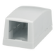 PANDUIT CBX1WH-A - Caja de Montaje en Superficie / 1 Puerto Mini-Com / Bajo Perfil / ABS / 26.3 x 23.2 x 48.1 mm | SIERRA STORE