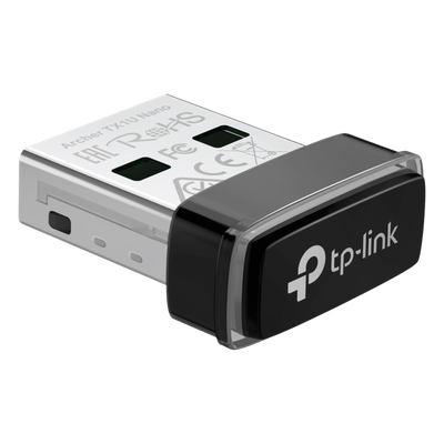 Adaptador USB Wi-Fi 6 / 287 Mbps / 2.4 GHz / Nano 17.5 × 15.8 × 7.1 mm / MU-MIMO / OFDMA / Driver Pre-cargado | SIERRA STORE