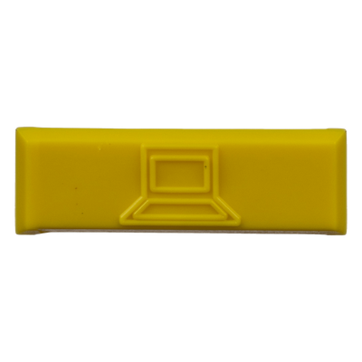 PANDUIT CIDYL-C - Iconos de Identificación / Plástico ABS / 14.2 x 2 x 4.6 mm / Amarillo / Paquete 100 uds / Mini-Com | SIERRA STORE