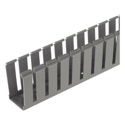 PANDUIT G2X2LG6 - Canaleta Ranurada de PVC / 2.25 in Ancho / 2.12 in Alto / 6 ft Largo / Tipo G / Sin Tapa / Gris | SIERRA STORE