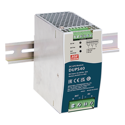 Módulo DC-UPS / 24 VCD / 40 A / Riel DIN / Baterías 4 a 135 Ah / -30°C a +70°C | SIERRA STORE