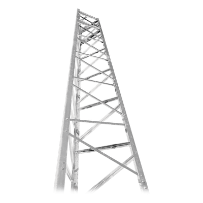 Torre Autosoportada / 64 ft (19.5m) / Diseño Modular 8 ft (2.4m) / Galvanizada / Viento 100 mph (161 km/h) | SIERRA STORE