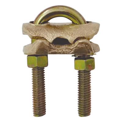 LINKEDPRO BY EPCOM LP-CV-250 - Conector Mecánico de Bronce / Varilla 3/4" a Cable 1/0 AWG - 250 MCM / Tubería Agua 1" / Fusión Alta | SIERRA STORE