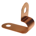 Abrazadera de Cobre / 23.90 mm Base / 254 mm Largo / 62.49 mm Altura / Fijación de Cable a Pared | SIERRA STORE
