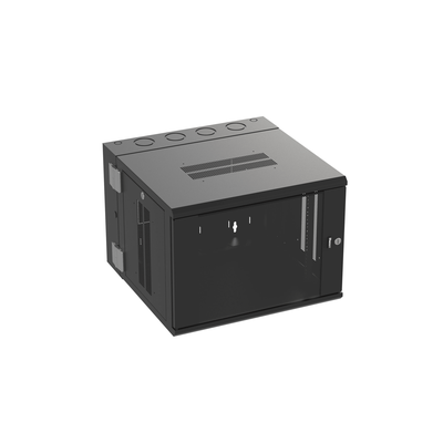PANDUIT PZWMC9W - Gabinete de Montaje en Pared / 19in / 9 UR / 635mm (2.08ft) Profundidad / Ventana de Seguridad / Negro | SIERRA STORE