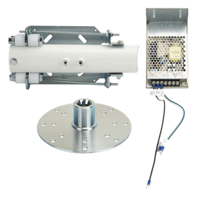 Kit de Instalación Abatible / Brazos Octagonales y Redondos / Soporte Sensores de Borde / Aluminio Resistente / Compatibilidad | SIERRA STORE