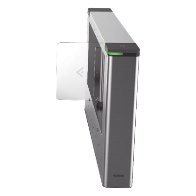 HIKVISION DS-K3B501SX-R/M-DP90 - Torniquete Swing Derecho / Carril 90 cm (2.95 ft) / Panel + Lector Tarjeta / TCP-IP / 6,000,000 MCBF | SIERRA STORE