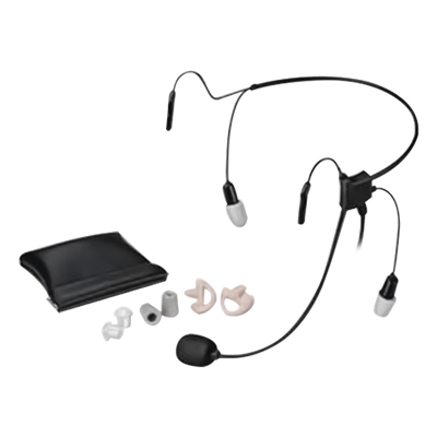 Diadema de comunicación / Cancelación de ruido 29 dB / Diseño MIL-STD-810 / Dual bilateral / Peso <60 g / Compatible Motorola MOTOTRBO | SIERRA STORE