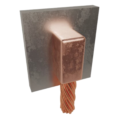 Molde para Soldadura Exotérmica / Cable 4/0 AWG a Acero / Vertical 90° / Carga #150 | SIERRA STORE