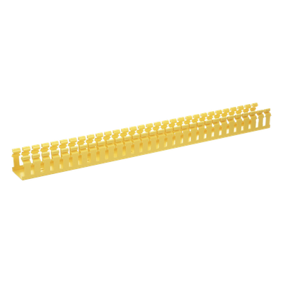 PANDUIT H2X2YL6 - Canaleta Ranurada de PVC / Tipo H con Tapa Abisagrada / 2 in Ancho x 2 in Alto / 6 ft (1.83 m) Largo / Amarillo | SIERRA STORE