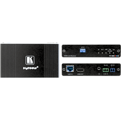 Receptor HDBaseT | 4K60 4:2:0 HDMI | Bidireccional PoE | RS-232 e IR | Largo Alcance | SIERRA STORE