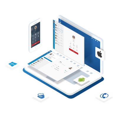 PBX Cloud / 5 Extensiones Enterprise / 5 Llamadas Simultáneas / VoIP HD / 500 Min Grabación / App Móvil y Web / CRM Integrado | SIERRA STORE