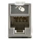 SIEMON U5-H04NS - Jack de Cobre Cat5e / UTP / Montaje Híbrido Plano y Angulado / Terminación T568A/B / UL94 V-0 / -10 a 60°C | SIERRA STORE